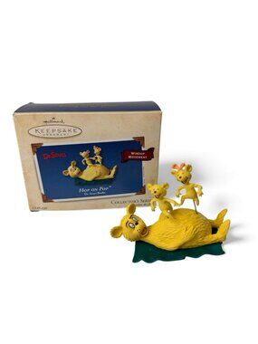 Hallmark Dr. Seuss "Hop On Pop" Windup Movement Ornament Keepsake 2003